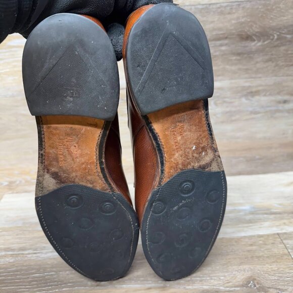 Allen Edmonds Lambert Brown Grained Leather Oxford Shoes Men's Size 11 - Picture 6 of 9